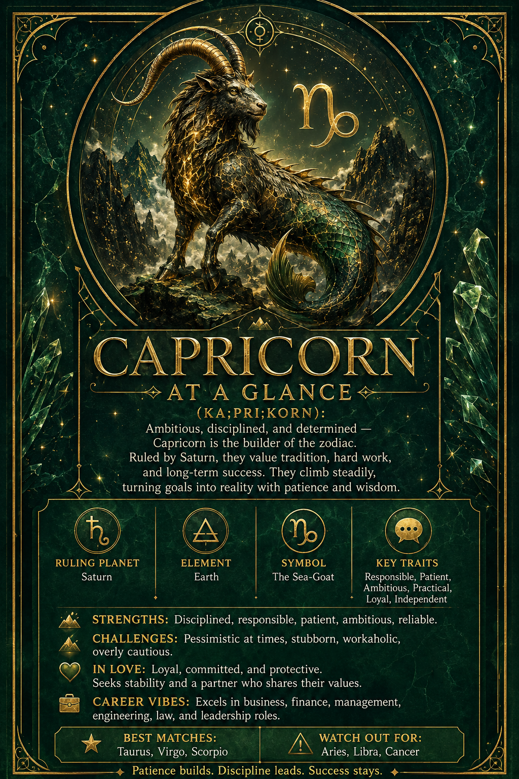 Capricorn TL;DR Card