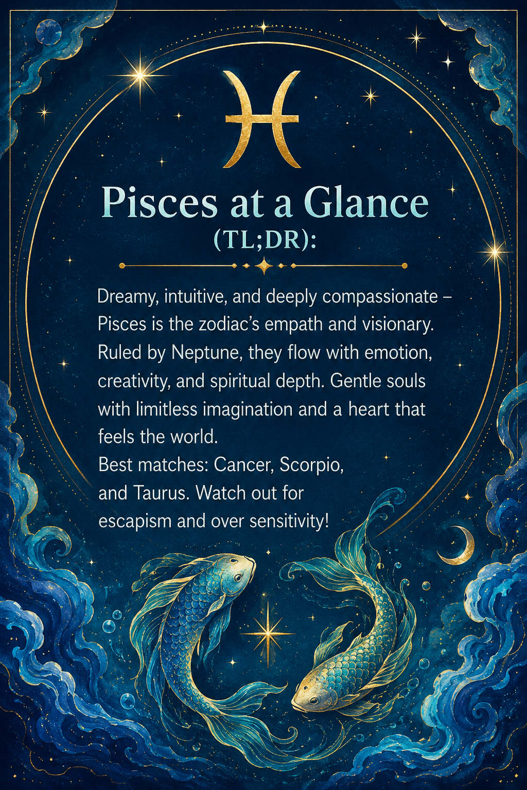 Pisces TL;DR Card